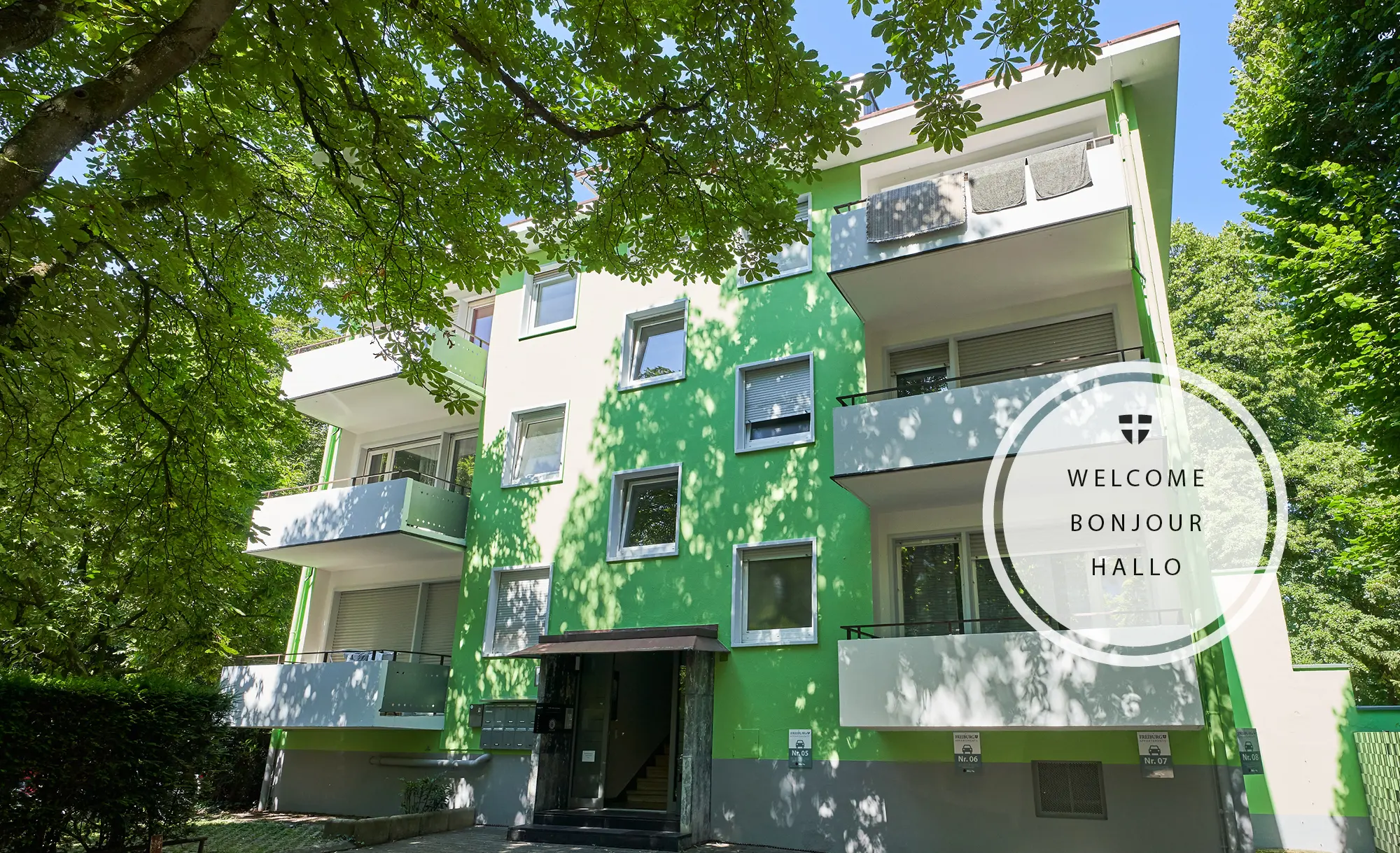 Willkommen bei Freiburg Appartements am Stadtgarten!