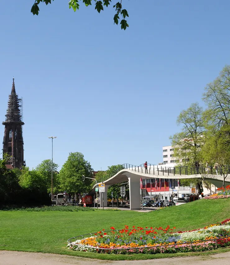 Der Freiburger Stadtgarten.